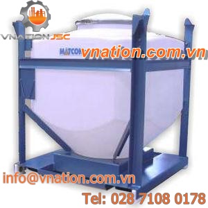 stainless steel IBC container / for bulk materials / storage