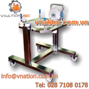handling cart / for containers / hopper