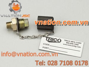 threaded fitting / straight / for oil / industrial