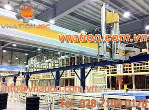 gantry robot / 3-axis / palletizing / food
