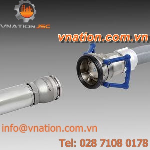 socket fitting / straight / for pipes / for chemicals