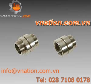 threaded fitting / straight / swivel