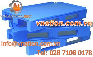 plastic pallet / ISO / Euro / storage