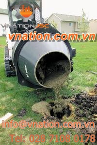 hydraulic concrete mixer / mobile / stand-alone / traditional