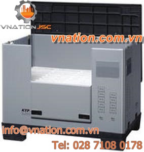 plastic pallet box / storage / with lid / folding