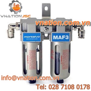air filter / compressed air / compact / high-efficiency
