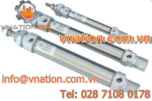 pneumatic cylinder / double-acting / miniature