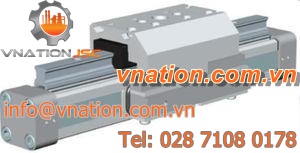 linear actuator / pneumatic / rodless / type ball return