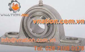 self-aligning bearing unit / spherical roller / stainless steel