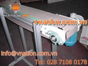 belt conveyor / horizontal / transport / table top chain