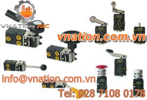 poppet valve / manual / control / air-operated