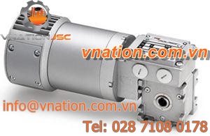 DC electric gearmotor / orthogonal / worm / permanent magnet