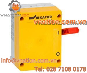 lever switch / single-pole / enclosed / polycarbonate