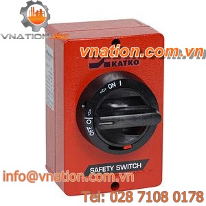 selector knob switch / electromechanical / safety / fire-rated