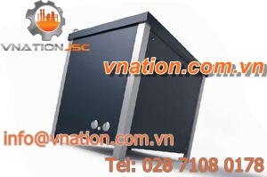 floor-standing enclosure / sheet metal / steel / not specified