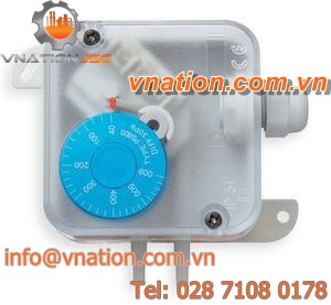 differential pressure switch / for fluids / IP54
