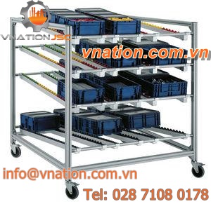 flow storage shelving / bin