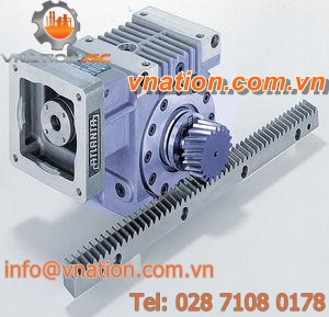 worm servo-gearbox / perpendicular / for shafts / high-torque