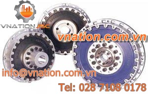 coupling with high torsional flexibility / disc / rubber