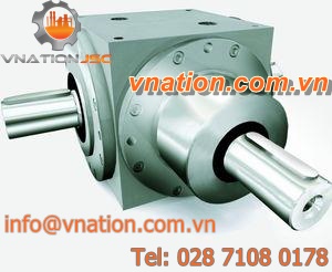 bevel gear reducer / orthogonal / transmission