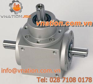 bevel gear reducer / orthogonal / transmission / high-speed