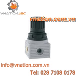 compressed air pressure regulator / membrane / single-stage / technopolymer