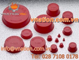 conical plug / male / plastic