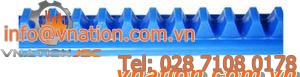 straight-toothed rack and pinion / for motor / plastic