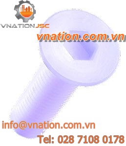 Allen screw / countersunk head / polyamide