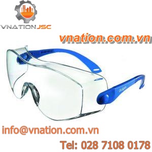 safety glasses with side shields / anti-scratch coating / polycarbonate