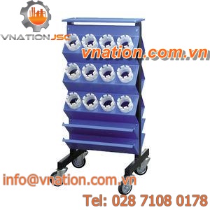 mobile storage shelving / metal