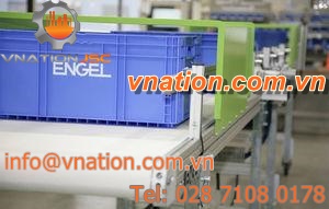 belt conveyor / box / for bulk materials / horizontal