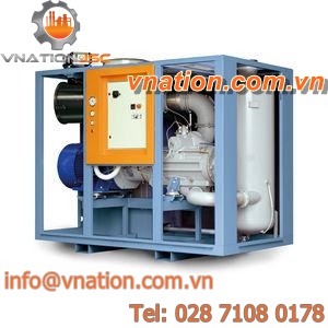 rotary vane vacuum pump / lubricated / single-stage / air-cooled