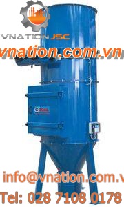 cartridge dust collector / pneumatic backblowing / chemical process