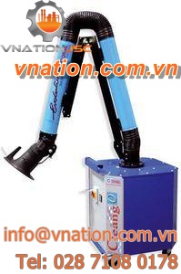 cartridge dust and fume extractor / with extraction arm