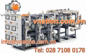 rotary vane pump vacuum station / for hospital networks / medical