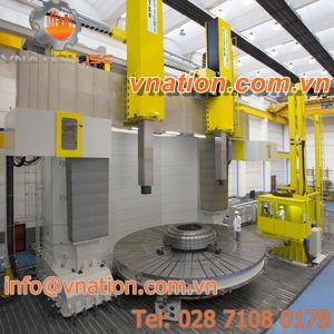 CNC lathe / vertical / 2-axis / double-column