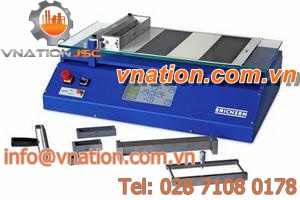 film applicator with automatic drying time recorder