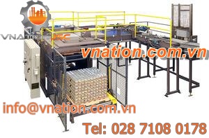 high level infeed palletizer / case / automatic