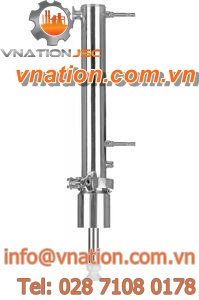 compressed air cleaner / retractable / for the food industry / medium-pressure