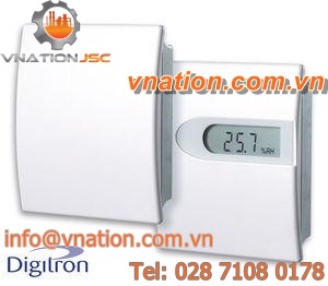 wall-mount temperature transmitter / analog / carbon dioxide