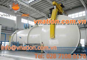 process autoclave / vacuum / for composite aeronautical parts