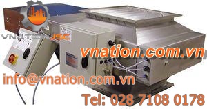 magnetic grate separator / particle / for high-power applications / self-cleaning