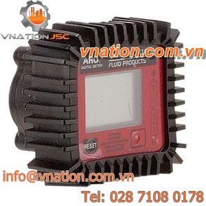 oval gear flow meter / for liquids / clamp-on / for dispensing nozzles