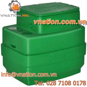 water storage tank / polyethylene / horizontal