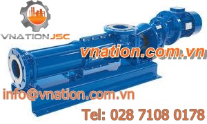 food product pump / electric / progressive cavity / booster