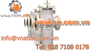 liquid filter / pneumatic / single-basket
