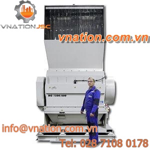 knife plastic granulator / rotor / horizontal / heavy-duty