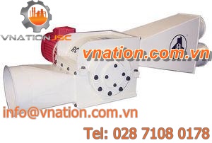 roller plastic granulator / horizontal / for injection molding