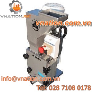 disc plastic granulator / rotor / waste / horizontal